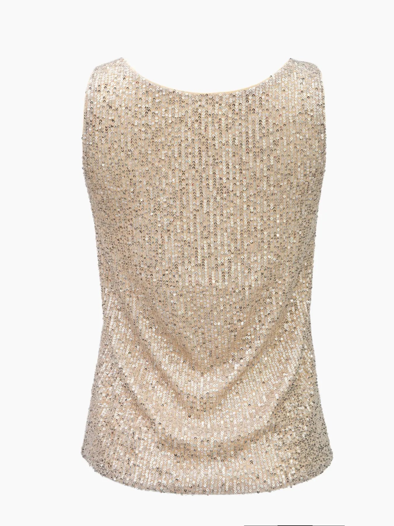 Women'S Glitter Sequins V Neck Tank Top, Casual Fitted Sleeveless Style Top for Party Club Dating, Ladies Summer Clothes Womenswear
