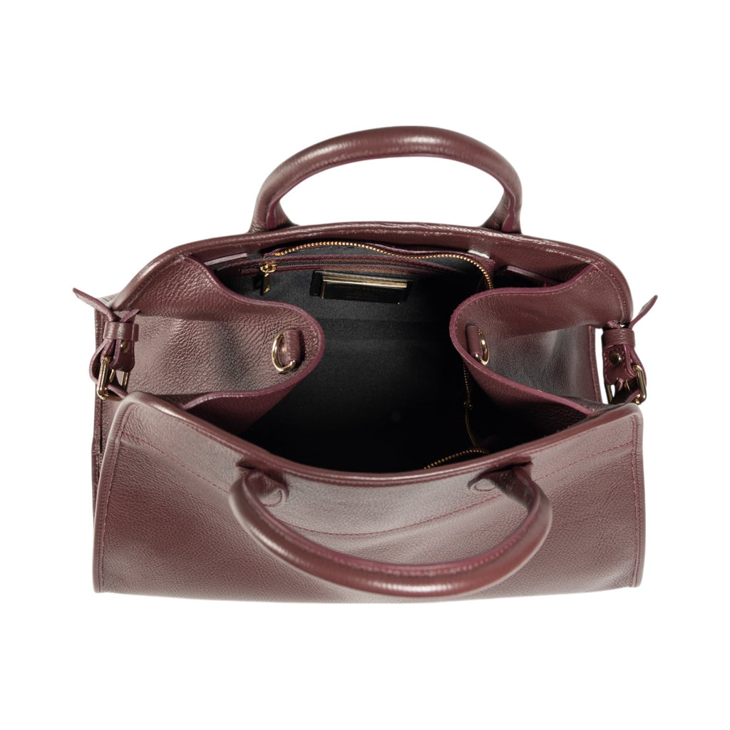 Frida Handbag — Bordeaux Leather