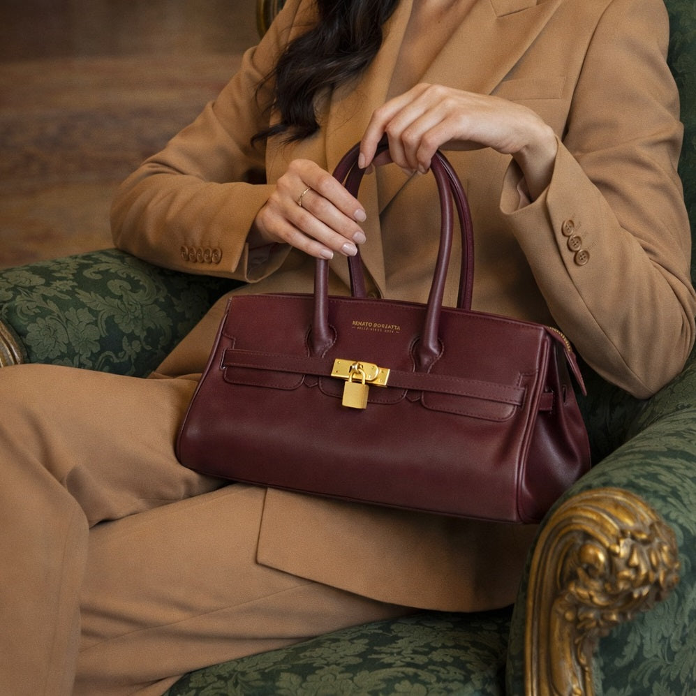 Arianna Shoulder Bag — Bordeaux Sauvage
