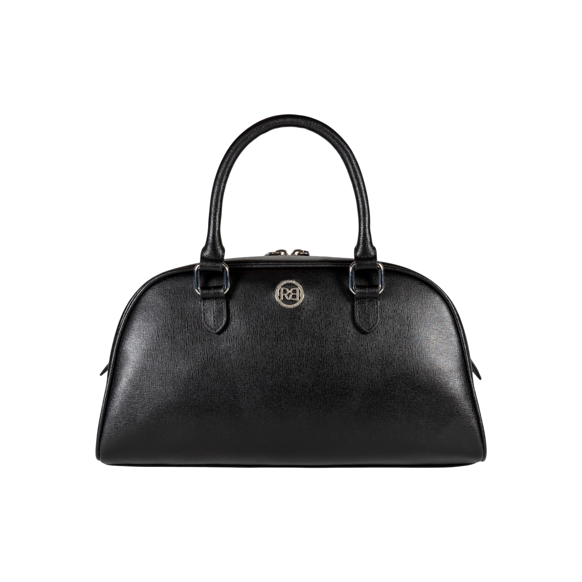 Virginia Bowling Bag — Black Saffiano
