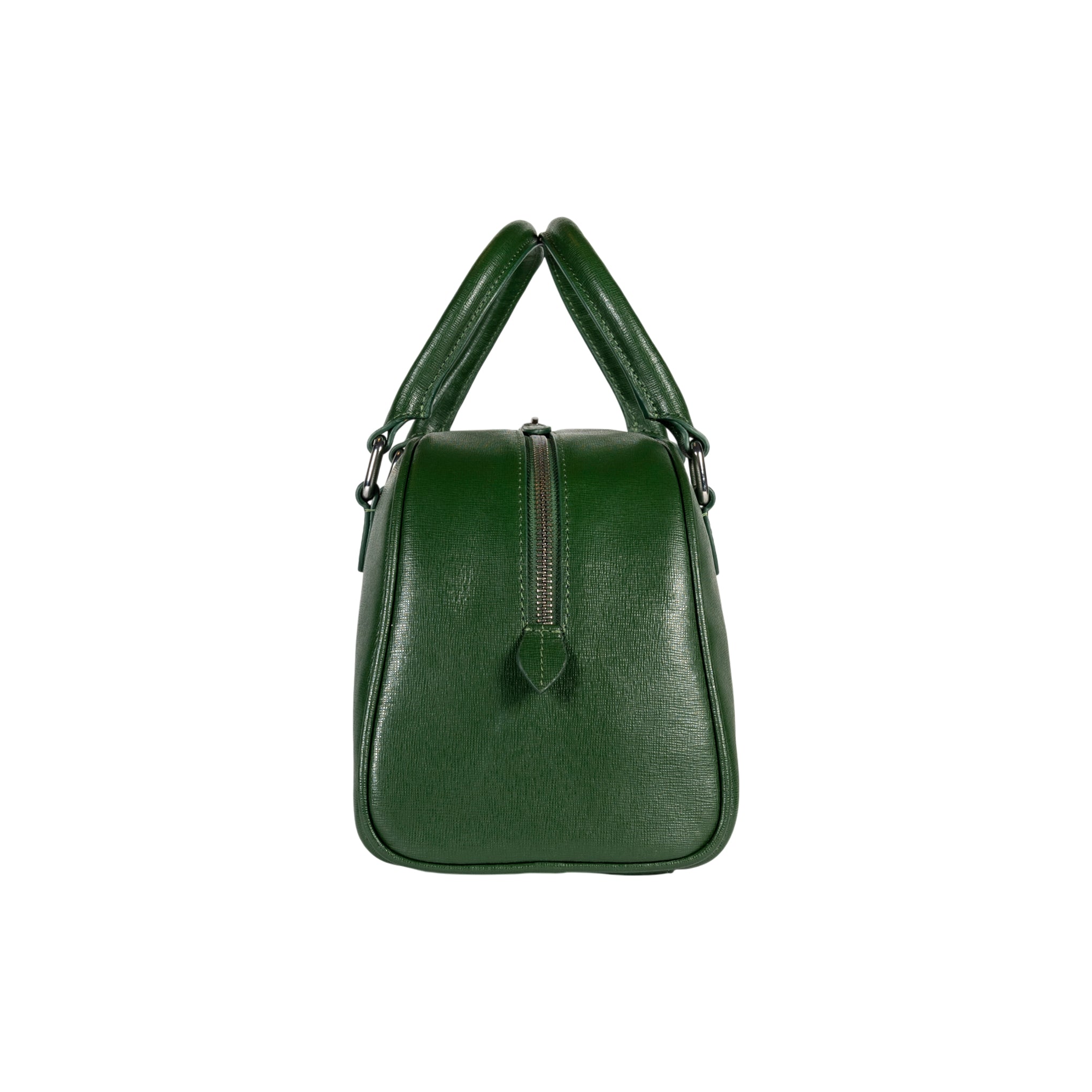 Virginia Bowling Bag — Green Saffiano