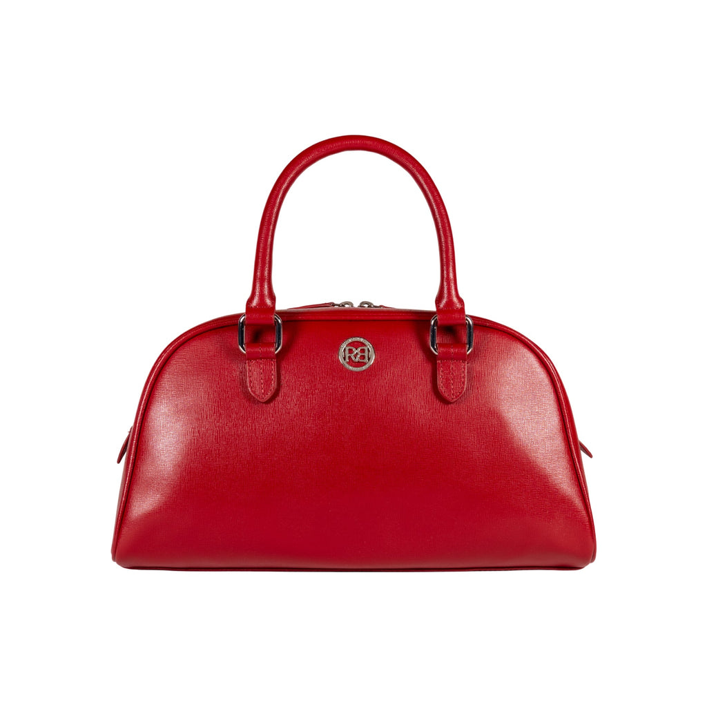 Virginia Bowling Bag — Red Saffiano