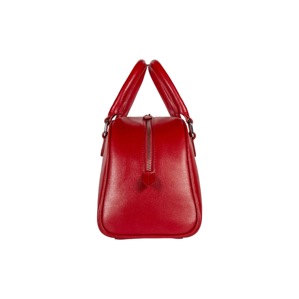 Virginia Bowling Bag — Red Saffiano