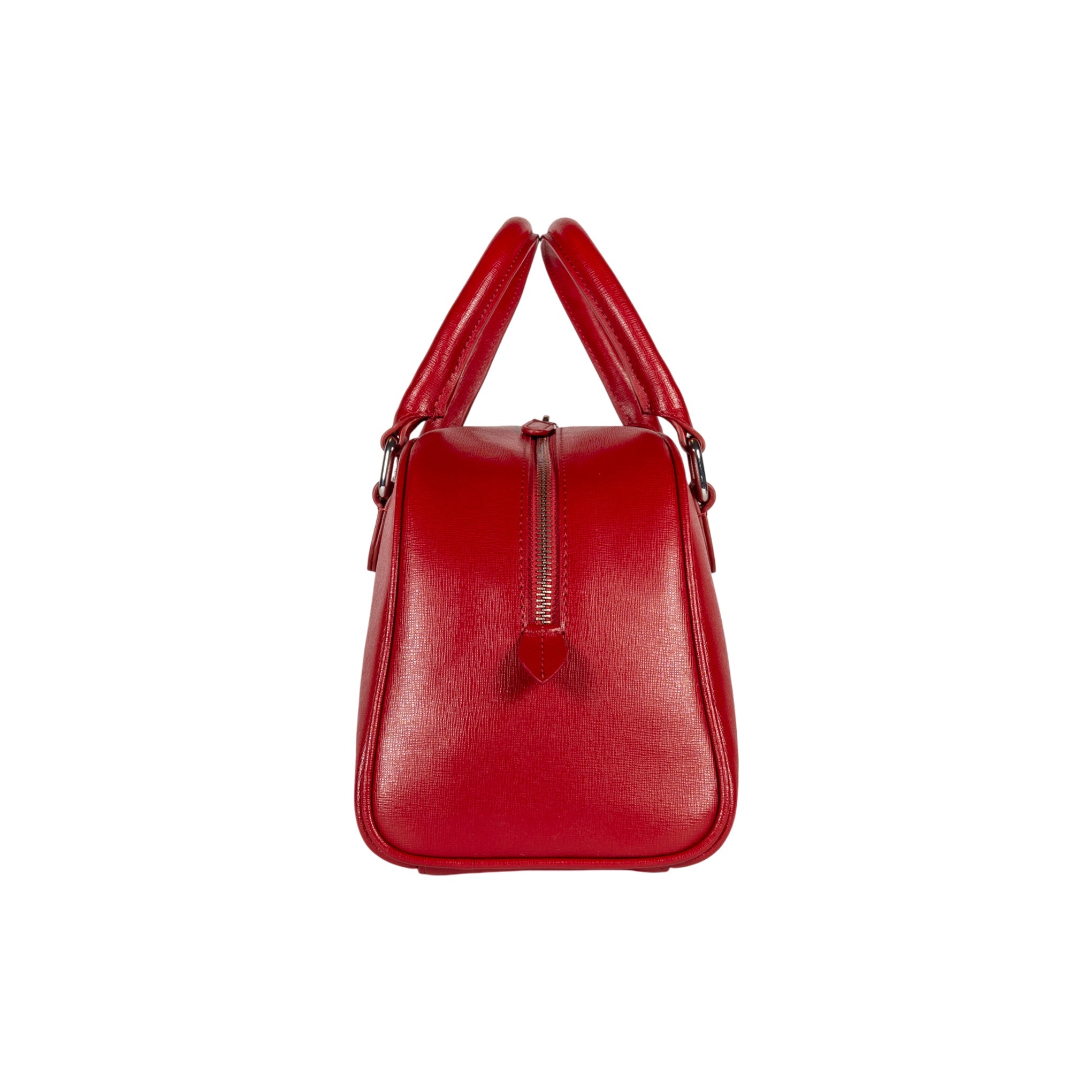 Virginia Bowling Bag — Red Saffiano