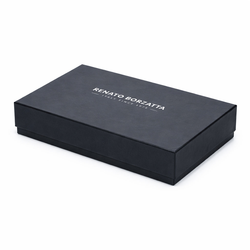 Zip-Around Wallet — Black Leather